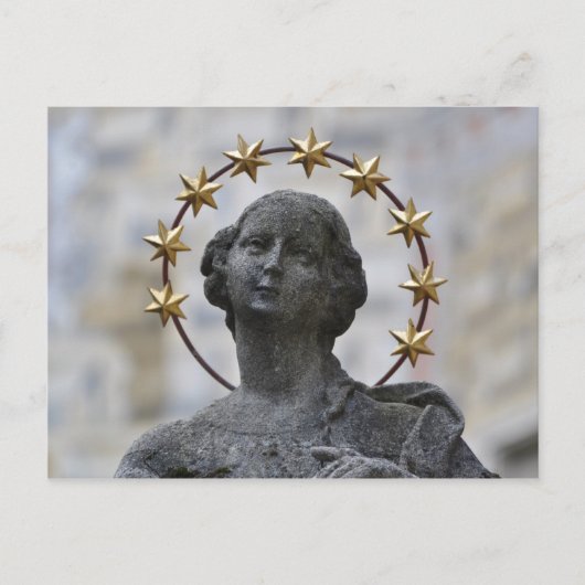 Cesky Krumlov Heilige Maagd briefkaart (Voorkant)