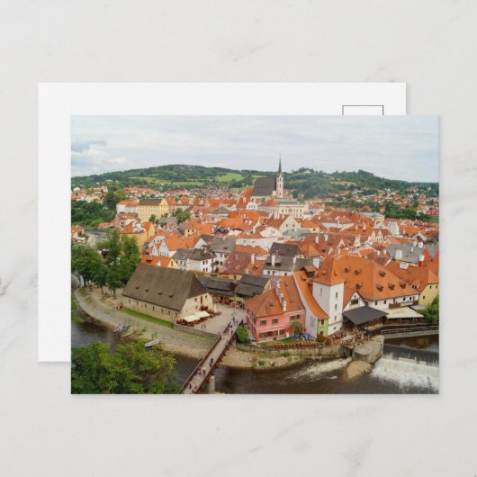 Český Krumlov Zuid-Bohemia Tsjechië Briefkaart (Voorkant / Achterkant)