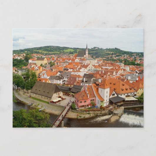 Český Krumlov Zuid-Bohemia Tsjechië Briefkaart (Voorkant)