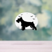 Cesky Terrier Chien - Classes Silhouette de la lun (Neutre)