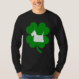Cesky Terrier Dog Shamrock St Patrick S Day T-shirt