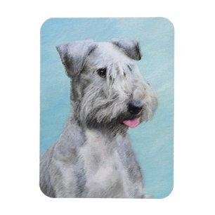 Cesky Terrier Painting - Cute Original Dog Art Magneet