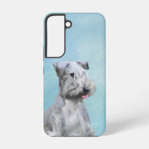 Cesky Terrier Painting - Cute Original Dog Art Samsung Galaxy Hoesje