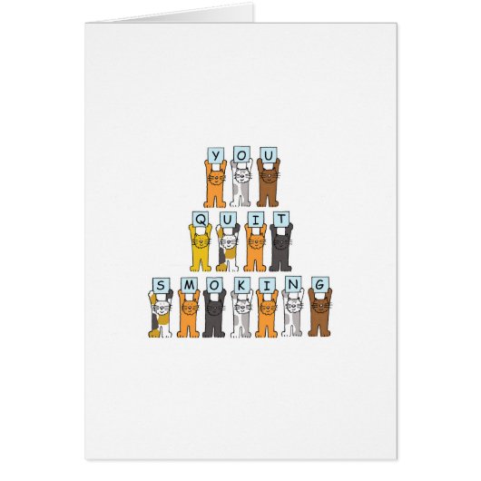 Cessez De Fumer Les Chats De Dessin (Devant)