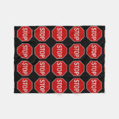 Cessez de signer la couverture d'enfants en toison (Devant (Horizontal))