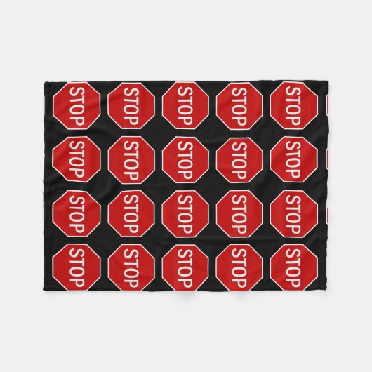 Cessez de signer la couverture d'enfants en toison (Devant (Horizontal))