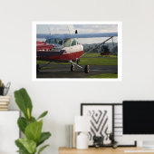 Cessna 172 en Schweizer 300C Poster (Thuiskantoor)