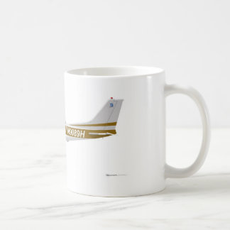 Cessna 172 Skyhawk Brown Koffiemok