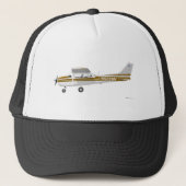 Cessna 172 Skyhawk Brown Trucker Pet (Voorkant)