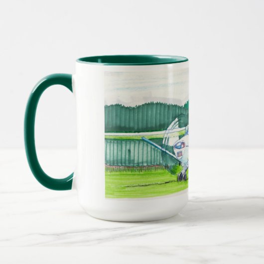 Cessna 182 Pano Mug (Gauche)