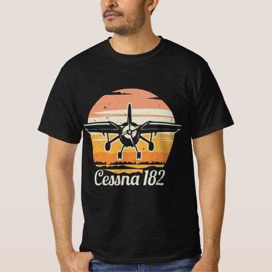 Cessna 182 t-shirt (Voorkant)