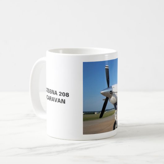 CESSNA 208 CARAVAN Avion Mug (Devant gauche)