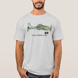 Cessna AgWagon A188 Crop Duster Vliegtuig T-shirt