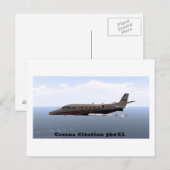 Cessna Citation 560XL Carte postale (Devant / Derrière)