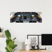 Cessna Citation XLS-instrumentenpaneel Poster (Thuiskantoor)