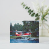 Cessna-drijfvliegtuig Briefkaart (Staand voorkant)