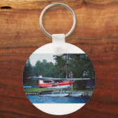 Cessna-drijfvliegtuig Sleutelhanger (Voorkant)
