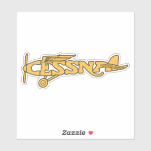Cessna  op maat gesneden vinyl Sticker