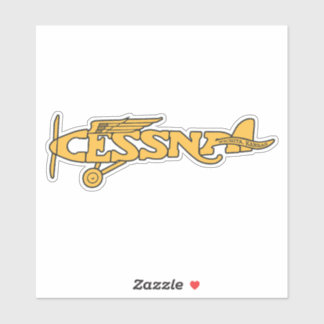 Cessna op maat gesneden vinyl Sticker