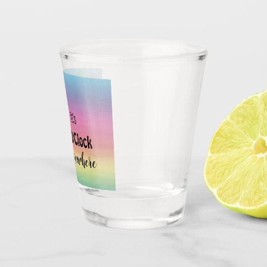 C'est 5 O'Clock quelque part| Verre de tir tropica (Droite)