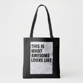 C'est à ça que ressemble "Awesome" Sac cabas (Devant)