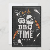 C'est à nous C'est l'heure du BBQ Invitation de fê (Devant)