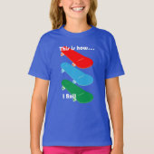 C'est ainsi que je décline le design - T-shirt bas (Devant)