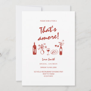 C'est Amore Carte de fiançailles de mariage de la