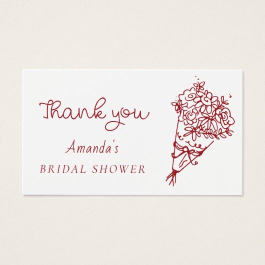 C'est Amore Fête des mariées Merci (Devant)