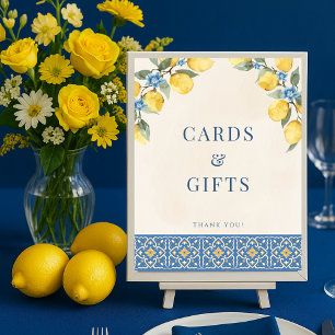 C'est Amore Lemon Cards & Cadeaux Poster des signe