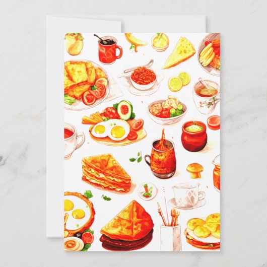 C'est Amore ! Répétition Brunch Dîner Invitation (Dos)