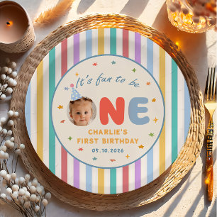 C'est amusant d'être une assiette en papier d'anni
