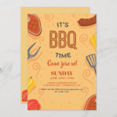 C'est BBQ Time Invitation (Devant / Derrière)