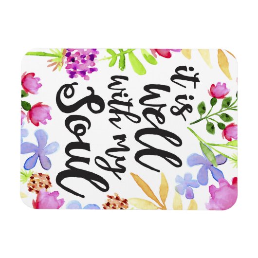 C'est bien avec mon âme Magnet (Horizontal)