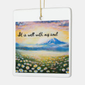 "C'est bien avec mon âme" Ornement (Gauche)