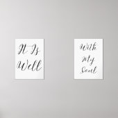 C'Est Bien, Avec Mon Âme Typographie Chrétienne (Recto)