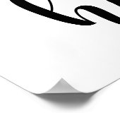 C'est bien d'être à la maison Poster (Coin)