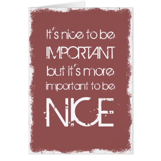 C'est bien d'être important... (Devant)