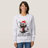 C'est bien Je vais bien drôle Sweatshirt de Noël (Devant entier)