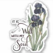 C'est bien violet iris autocollant (Devant)