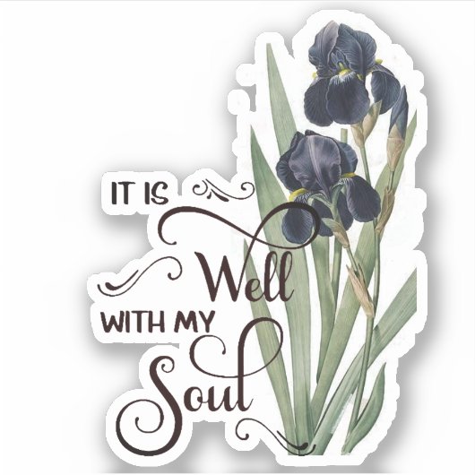 C'est bien violet iris autocollant (Devant)