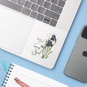 C'est bien violet iris autocollant (Ordinateur portable avec iPhone)