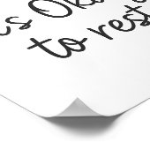 C'est bon de se reposer - Impression murale (Coin)