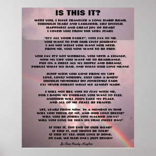 C'EST ÇA ? Affiche POEM