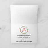 C'est carte de voeux de vacances de Noël (Intérieur)