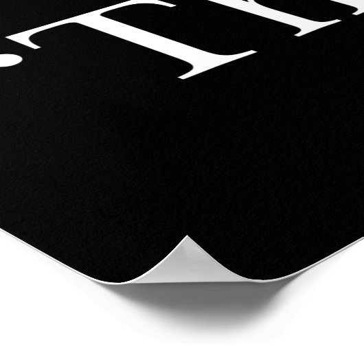 C'est ce qu'elle a dit Funny Poster noir (Coin)