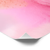 C'est chaud, c'est rose, affiche rétro kawaii cani (Coin)