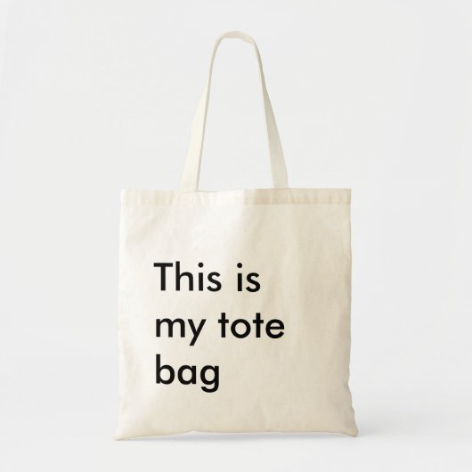 "C'est citation faite sur commande de mon sac (Devant)
