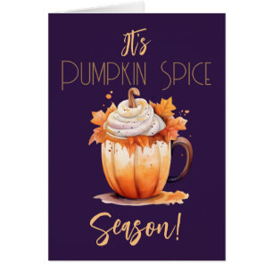 C'est Citrouille Spice Season Card