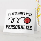 C'est comme ça que je lance la carte de voeux bocc (Fleur jaune)